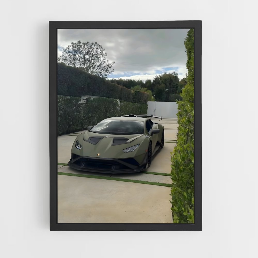 Poster Huracan Lamba – affiche Lamborghini (vue 2)